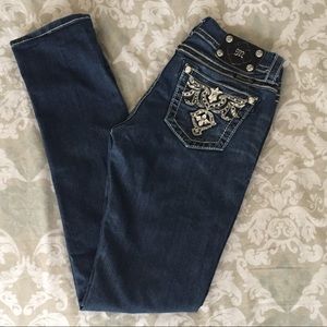 Miss Me Easy Skinny Jeans Size 26 EUC
